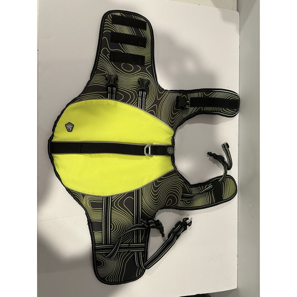 Arcadia Trail Dog Flotation Aid High Visibility Yellow Life Jacket Size Small - Picture 3 of 5